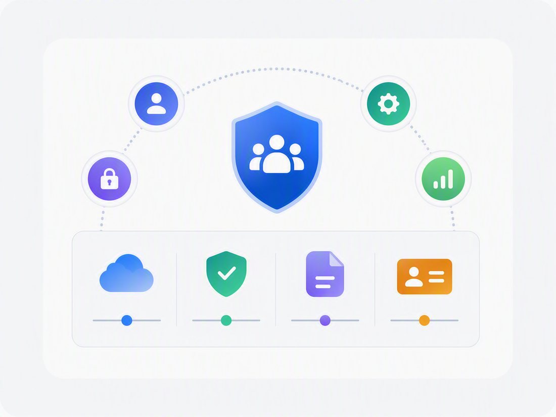 Illustrazione di governance del tenant Microsoft 365: identità, sicurezza e conformità